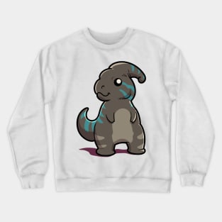 Cartoon Parasaurolophus Crewneck Sweatshirt